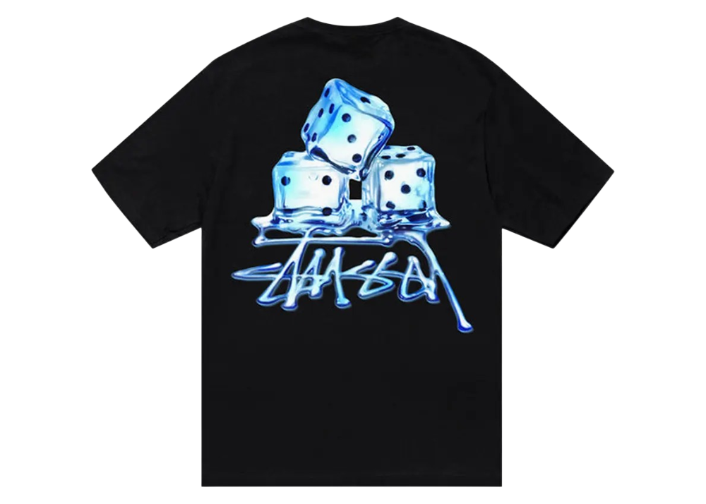 Stussy Melted Tee 'Black'