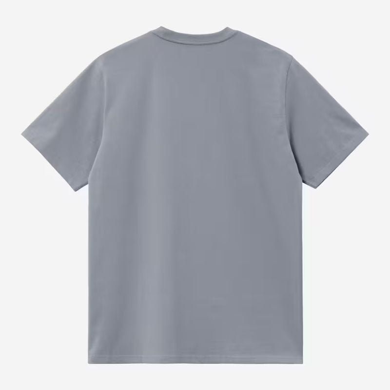 T-shirt Carhartt WIP S/S American Script T-Shirt Bleu (Shady Blue) 100% coton pour homme