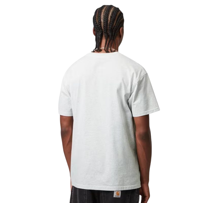 T-shirt Carhartt WIP S/S American Script T-Shirt Gris (Ash Eather) 100% coton pour homme