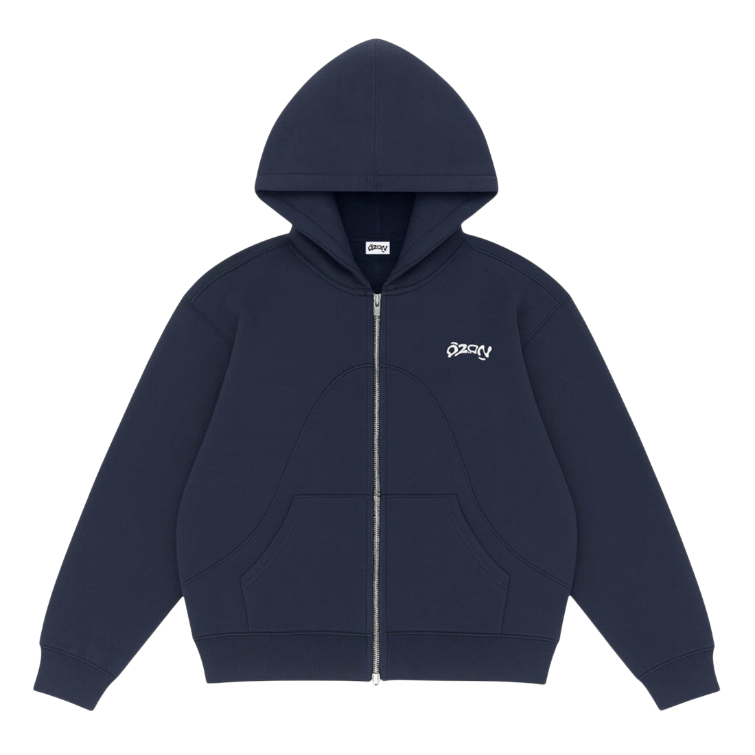 Ozon Navy Zip-Hoodie