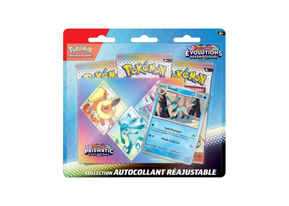Tripack Pokémon EV8.5 Évolutions Prismatiques – Produit Français