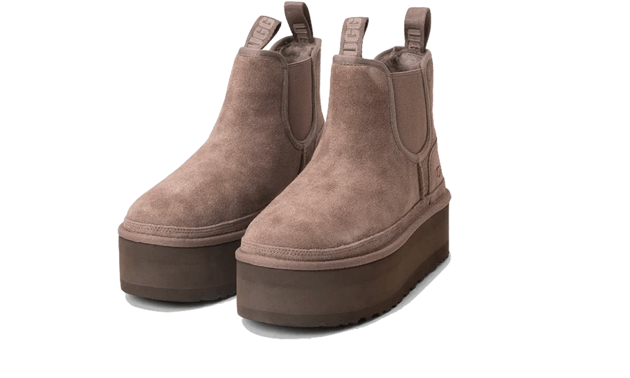 Neumel Platform Chelsea Boot Smoke Plum