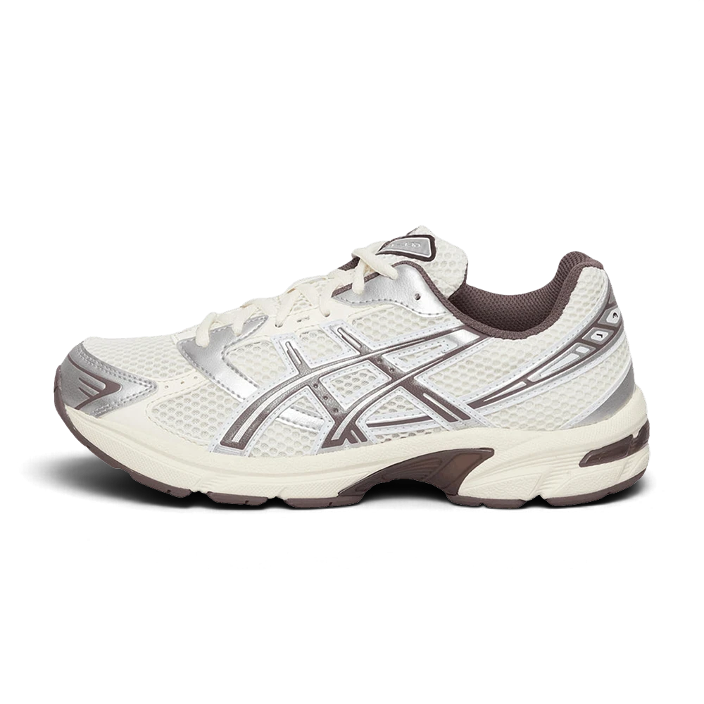 Baskets We Have It ASICS Gel-1130 en mesh crème et cacao avec détails argentés et amorti Gel pour le running