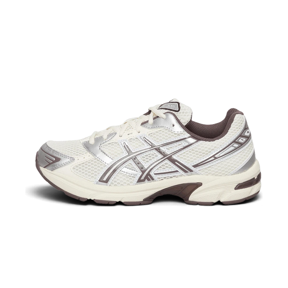 Baskets We Have It ASICS Gel-1130 en mesh crème et cacao avec détails argentés et amorti Gel pour le running