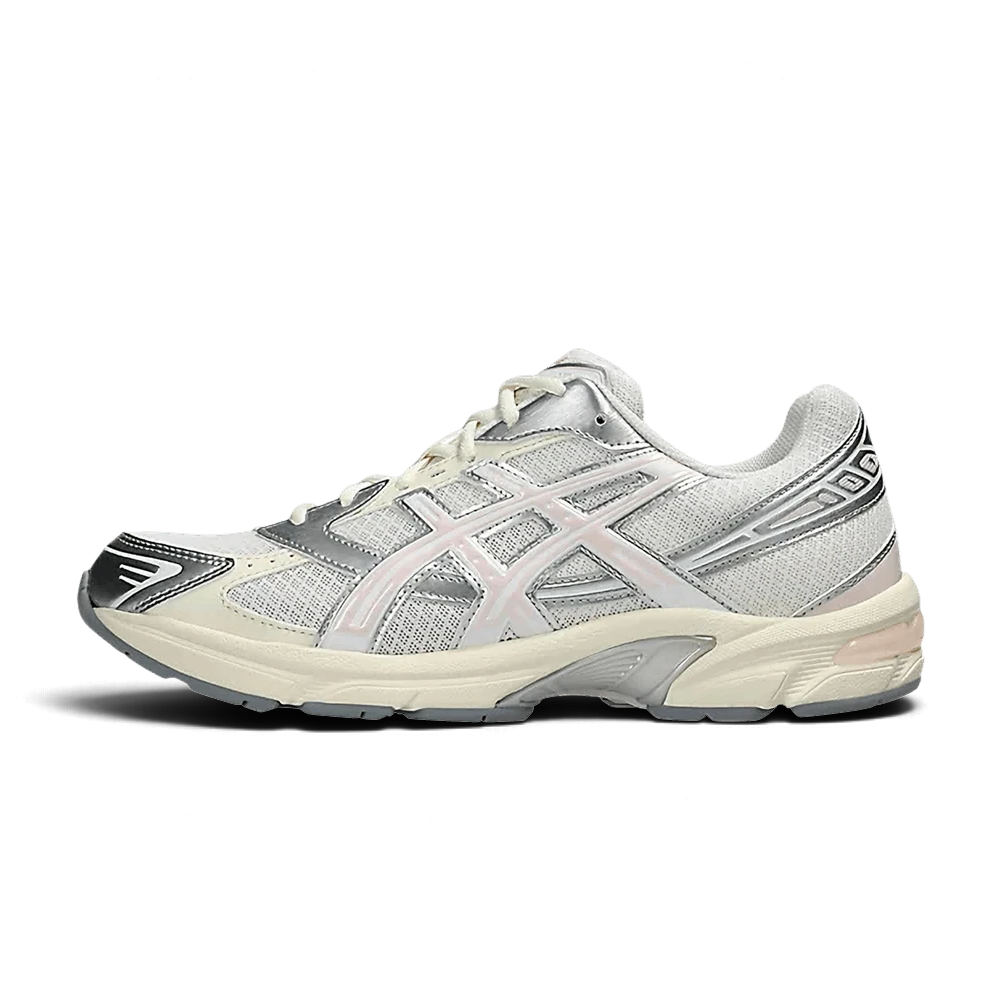 Baskets We Have It ASICS Gel-1130 en mesh crème et rose avec détails argentés et amorti Gel pour un style rétro