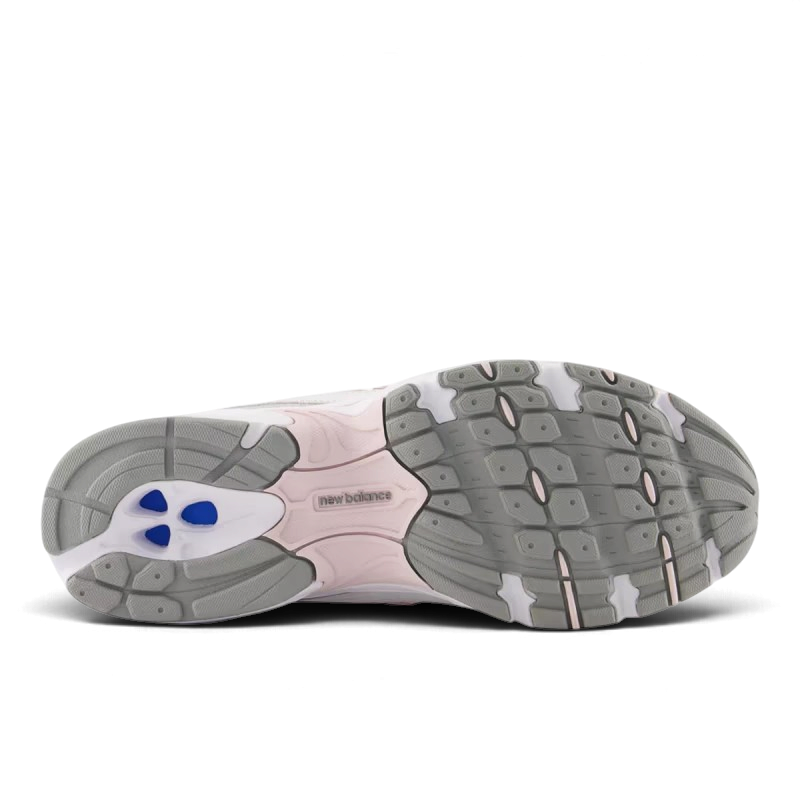 Semelle extérieure de la basket We Have It New Balance 740 Stone Pink Rosewood avec détails gris et bleu