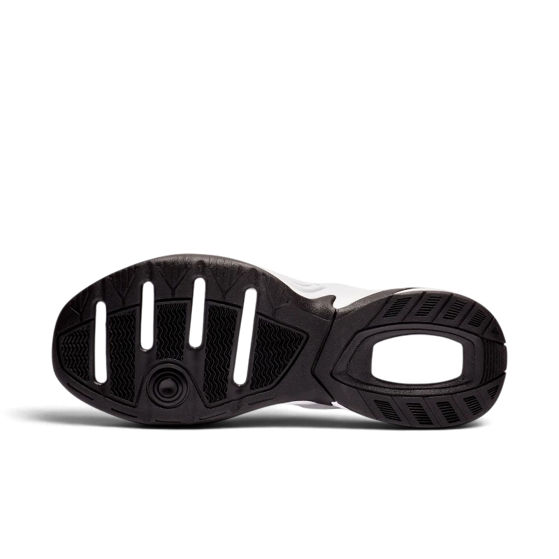 Semelle extérieure noire et blanche de la basket We Have It Nike M2K Tekno Cool White pour femme