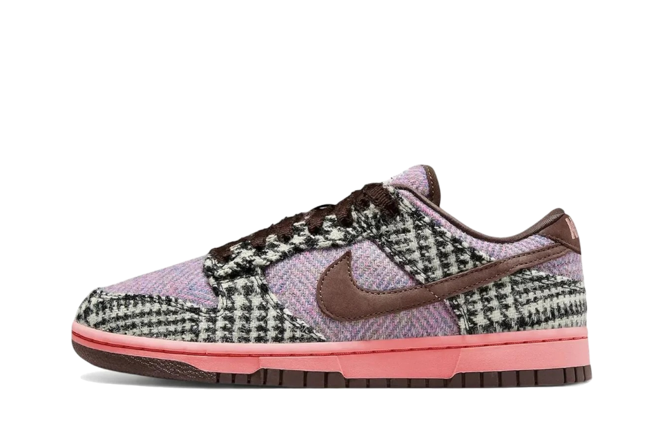 Dunk Low Harris Tweed Purple Pink