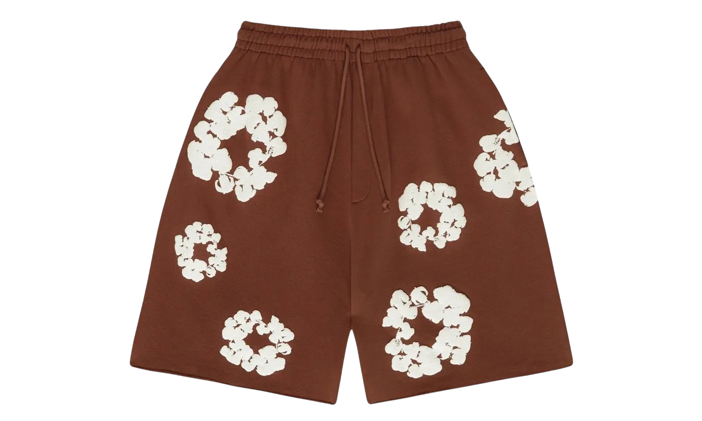 Denim Tears The Cotton Wreath Shorts Brown