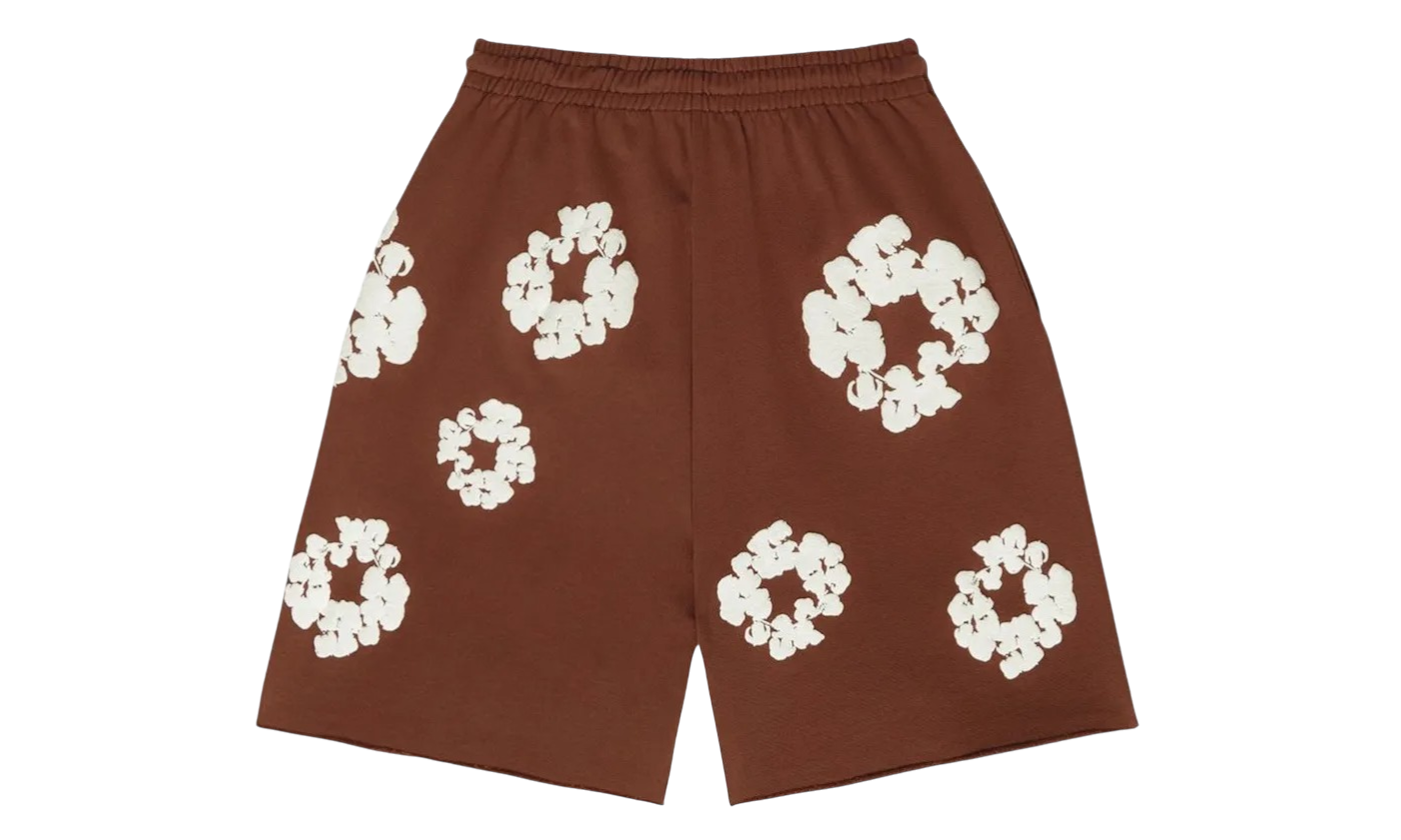Denim Tears The Cotton Wreath Shorts Brown
