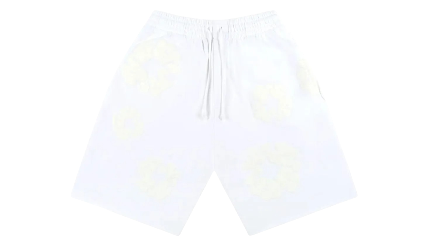 Denim Tears Mono Cotton Wreath Shorts White