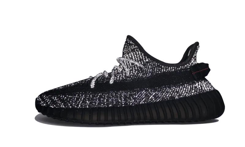 Yeezy Boost 350 V2 Static Black (Reflective)