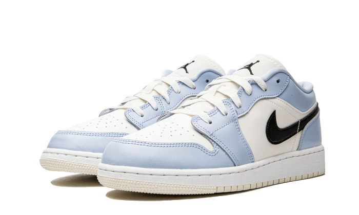 Air Jordan 1 Low Ice Blue Black - 554723-401