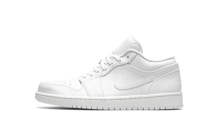 Air Jordan 1 Low Triple White - 553558-126 Colorway : WHITE/WHITE/WHIT