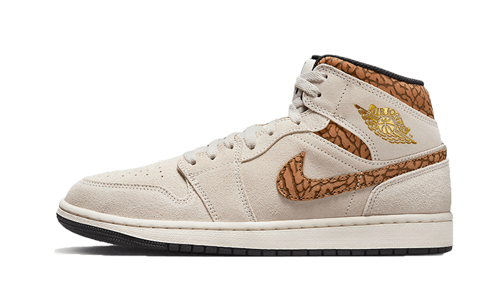 Air Jordan 1 Mid SE Brown Elephant - DZ4129-102