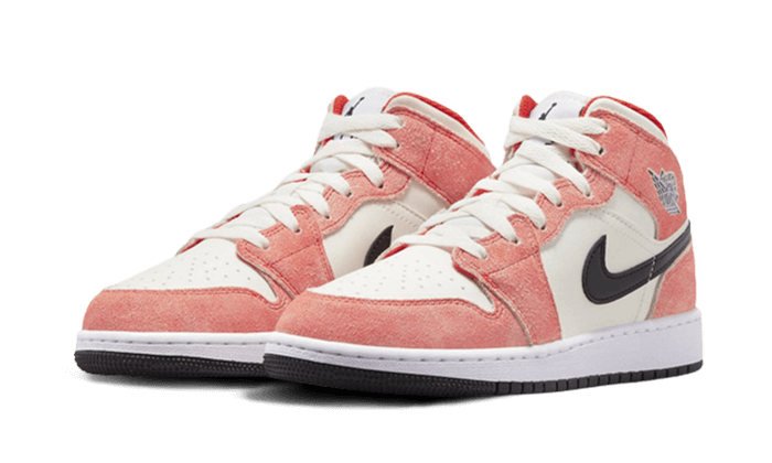 Air Jordan 1 Mid SE Orange Suede - DV1336-800