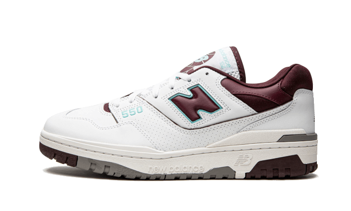 New Balance 550 Burgundy Cyan - BB550WBG