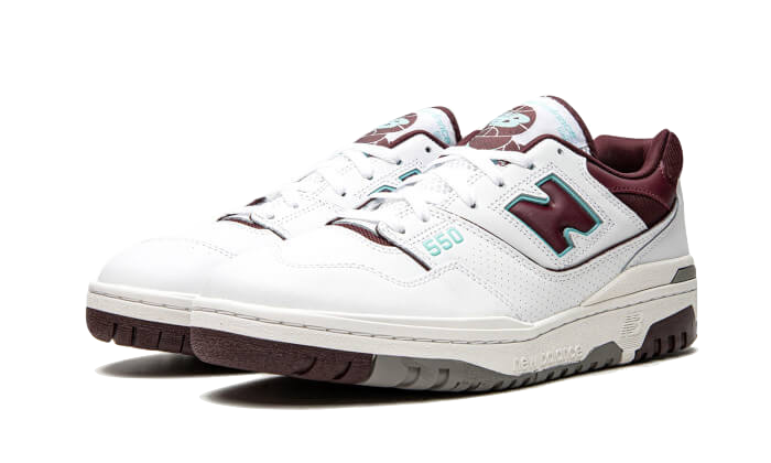 New Balance 550 Burgundy Cyan - BB550WBG